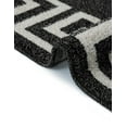 thumbnail image 7 of Unique Loom Athens Collection Area Rug - Modern (2' x 6' 1" Runner Charcoal/Black), 7 of 7