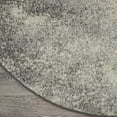 thumbnail image 4 of Nourison Passion Contemporary Charcoal Ivory 5'3" x round Area Rug, (5 Round), 4 of 8