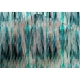 thumbnail image 4 of oneOone Cotton Silk Turquoise Blue Fabric Liquid Drip Abstract Craft Projects Decor Fabric Printed By The Yard 42 Inch Wide, 4 of 4