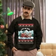 thumbnail image 5 of Christmas Sweatshirt, Life on Farm Holiday Ugly Christmas Sweatshirt, Funny Festive Tractor & Farm Animals Crewneck Sweatshirt for Parties & Gifts, 5 of 5