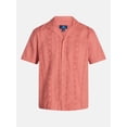 thumbnail image 5 of George Men's Embroidered Camp Shirt with Short Sleeves, Sizes S-5XL, 5 of 5