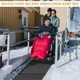 thumbnail image 7 of ABORON 36" x 5' Heated Snow Melting Mats for Outdoor Wheelchair Ramp and Entrances, Non-Slip Rubber Heated Ice Melting Mats with Separate Power Cord, Heated Rug for Winter, 7 of 7
