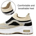 thumbnail image 4 of BERANMEY Women's Slip On Walking Shoes Lightweight Breathable Mesh Sneakers with Arch Support Soft Foam Cushion for Work Casual Comfort Non Slip, 4 of 9