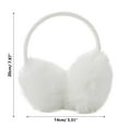 thumbnail image 3 of Lovskoo Woman's Winter Earmuffs Solid Color Cute Winter Ear Protection Keep Warm Ear Warmer Plush Earmuffs Black, 3 of 4