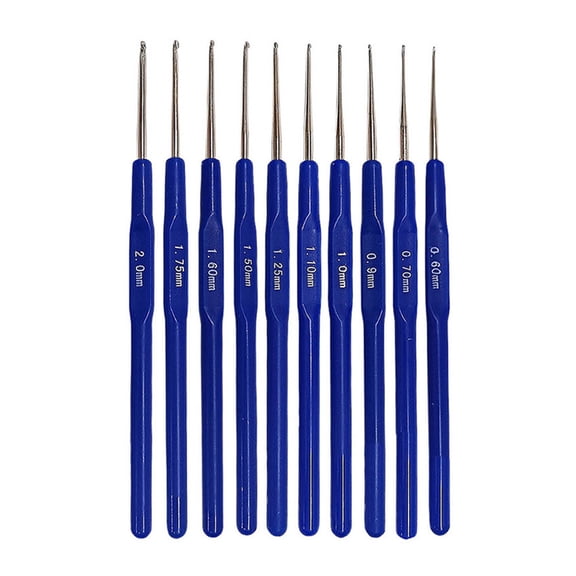 8/10 Pcs Crochet Hooks Set Ergonomic Crochet Needle Knitting Needle for Lacework, Hand Stitching, Crochet Craft