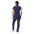 thumbnail image 2 of Adar Pro Everyday Expert Scrub Set For Women - Curved V-Neck Scrub Top & Tapered Drawstring Scrub Pants, 2 of 7