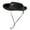 94551_Black, variant on Oversize XL XXL Large Wide Brim Waterproof UPF 50+ Sun Hat Summer Travel Fishing Hiking Fisherman Chin Strap Army Green Large