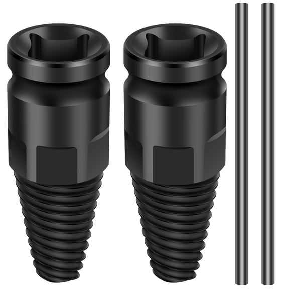 AEVXKHI 2 Sets Stripped Screw Extractor, Double Use Water Pipe Screw Removal Tool, Convenient Broken Bolt Remover for Stripped Screws Damaged Bolts
