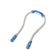 thumbnail image 5 of Inteprter Lámpara de lectura de libros de plástico flexible Tipo U Cuello colgante Luz LED Manos libres Electrónica Azul, 5 of 8
