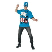 Captain America 112459-S Captain America Costume T-Shirt with Mask - Small