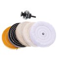 thumbnail image 3 of CATIEBYE 1 Ensemble de Roues Rondes de Polissage Surface en Sisal Tampon de Polissage pour Broyeurs, 3 of 5