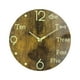 thumbnail image 4 of Reloj de pared luminoso, reloj de pared creativo de madera, reloj analógico silencioso, luces nocturnas para comedor, sala de estar, cocina, Macarena Reloj de pared, 4 of 7