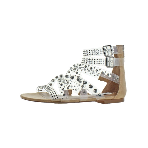 Steve Madden Women's Shift Rhinestone Flat Sandal