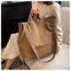 thumbnail image 4 of Bolso de lona UICIOP para mujer, casual, bandolera, café, 4 of 7