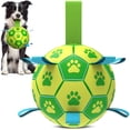 thumbnail image 1 of Pelota de fútbol QDAN de juguete para perros, duradera, para perros medianos y pequeños, 20 cm, 1 of 6