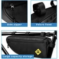 thumbnail image 3 of Triangle Bike Bag Large,Top Tube Saddle Bag 34.5x13x5.5cm, 2L Large Capacity Front Frame Bike Bag, 3 of 5