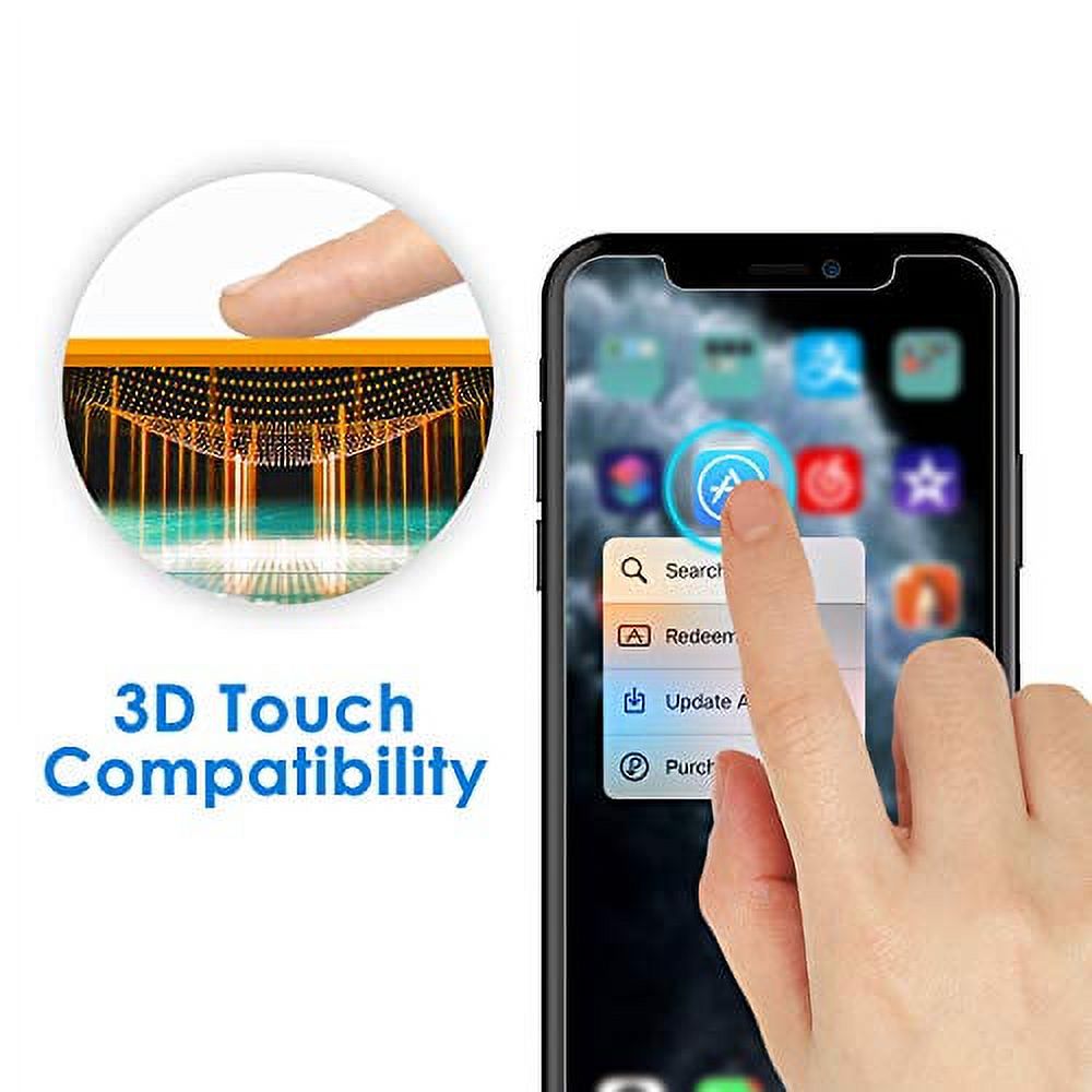 JETech Screen Protector for iPhone 11 Pro, for iPhone Xs, for iPhone X, 5.8-Inch, Tempered Glass Film, 2-Pack - image 5 of 7