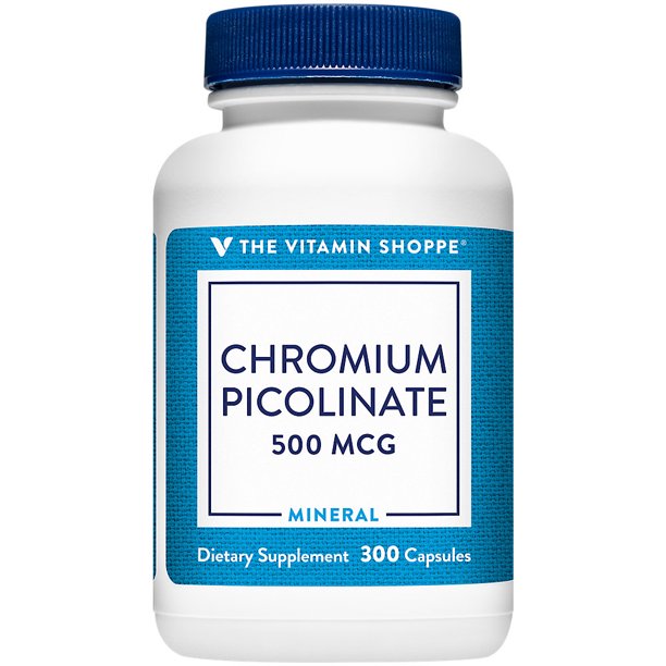 The Vitamin Shoppe Chromium Picolinate 500MCG, Clinically Studied