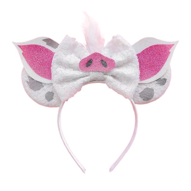 Diademas de Anime del Rey León y Mickey Mouse, diademas con lazo de carnaval para niñas, accesorios para el cabello con orejas de Pumba y jabalí para Cosplay de bebé