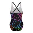 thumbnail image 6 of Hello Kitty Women's One Piece Swimsuit Athletic Training Swimwear Bathing Suit, 6 of 7