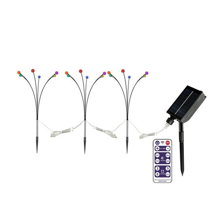 

Aousin Swing Firefly Solar Lights Waterproof Landscape Solar Lamp Garden Decor (E)