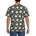thumbnail image 2 of Rocae Daisies Flowers for Men's Moisture-Wicking Crew Tee - T-Shirt for Sports, Outdoor Activities, and Casual Wear3X-Large, 2 of 9