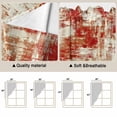 thumbnail image 5 of Red Ombre Swag Valances for Windows, Kitchen Window Curtains Over Sink, Gradient Abstract Art Vintage Window Treatment Curtains for Living Room/Bedroom Curtains 2 Panel Sets 36"x45", 5 of 8