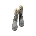 thumbnail image 6 of TMA EYES Buckle-Accent Leather Faux Fur Women Boots, 6 of 6