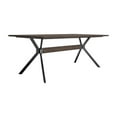 thumbnail image 5 of Nevada Rustic 2 piece set with Dining Table and Sideboard in Dark Brown, 5 of 7
