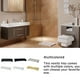 thumbnail image 5 of Yuarrent Bandeja de tocador, placa de almacenamiento para platos, organizador de cocina, toalla, planta, resina, estilo Simple, organización, Juegos de accesorios de baño Blanco, 5 of 6