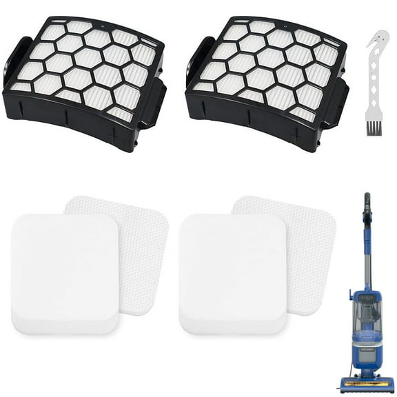 LA360 Filters for Shark LA502, LA322, LA301, LA300, LA455, LA702, Compatible with  Rotator Lift-Away ADV DuoClean PowerFins Upright Vacuum