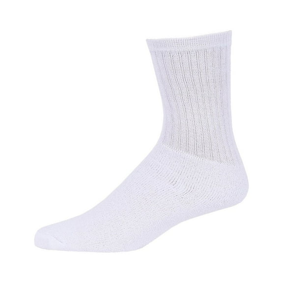 120 Pairs Men or Women Classic and Athletic Crew Socks - Bulk Wholesale Packs White, 10-13