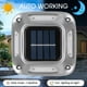 thumbnail image 3 of Billuyoard Las luces solares enterradas para jardín añaden ambiente al espacio al aire libre Luces para acampar al aire libre Luces de pared Iluminación y accesorios luz blanca 8 piezas, 3 of 6
