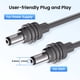 thumbnail image 4 of Cable de alimentación DC STARGEAR para Starlink Mini, 5 m, impermeable, gris, 4 of 6