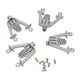 thumbnail image 1 of Paquete de 4 RC Crawler Coche Frente trasero Metal Metal Amortiguador Monte Damper Damper Soporte Reemplazo ajustable para SCX10 1/10 Silver Inevent FN000914-02, 1 of 6