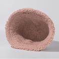 thumbnail image 3 of Sombrero de pescador de piel sintética para mujer, gorros de pescador con protección para los oídos, de felpa, para invierno, 3 of 5