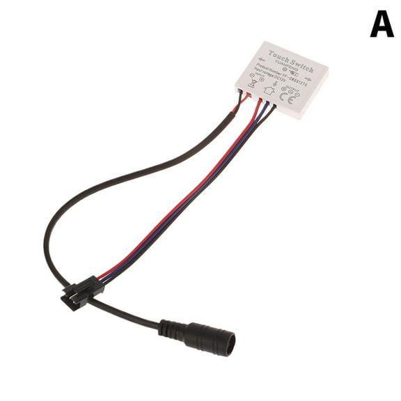 Touch Sensor Switch 12V 1/3A 24/36W LED Smart Single Key Mirror Light Switch Touch Dimmer Switch For Bathroom Mirror