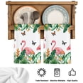 thumbnail image 5 of Pink Flamingo Kitchen Towels Set of 4, Summer Tropical Palm Leaves Butterflies Absorbent Dish Towels for Kitchen, Microfiber Hand Towel, Quick Drying Tea Towel for Cleaning Decorative Dishcloths, 5 of 7
