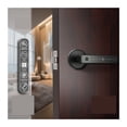 thumbnail image 2 of Smart Fingerprint Lock Bluetooth Passcode Card Wooden Door Bedroom Keyless Entry, 2 of 5