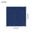thumbnail image 2 of Unique Bargains 12pcs Navy blue Satin Table Napkins Bright Table Napkin for Event Wedding Party Table Decoration,20×20 Inch, 2 of 6