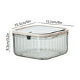 thumbnail image 2 of Luoshdecor Mini Clear Storage Organizer,Desktop Plastic Storage Box with Lid,for Office,Clasroom,Car, Bathroom, 2 of 6