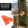 thumbnail image 3 of HEATSHAKING 4Pcs Lightweight Plastic Tree Cutting Wedges Logging Chock Tool for Garden Work, 3 of 8