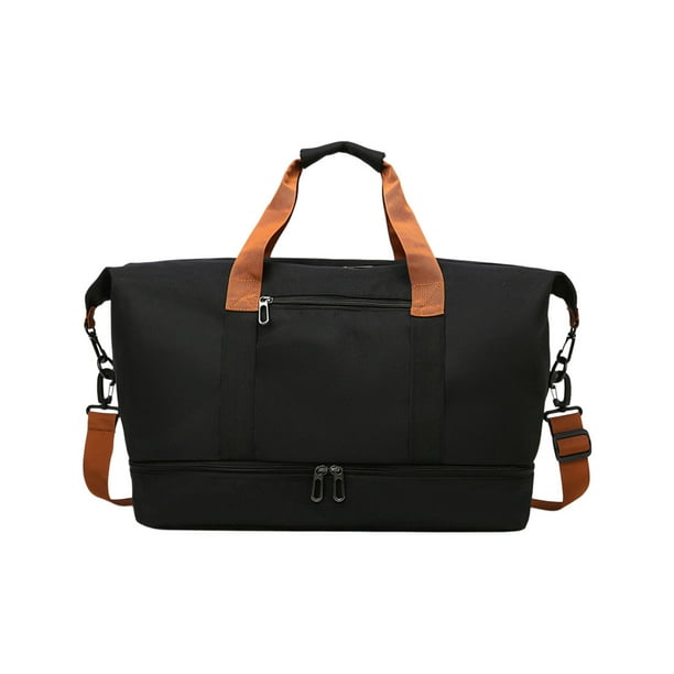 Bolsa de viaje plegable, equipaje de mano plegable, bolsa deportiva ligera para gimnasio, viajes de una noche, viajes de fin de semana, resistente al agua, para guardar ropa de mujer.