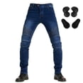 thumbnail image 4 of Pantalones vaqueros bordados para hombre, cinturón de Motocross, equipo de protección, opción de licencia de conducir, 4 of 5