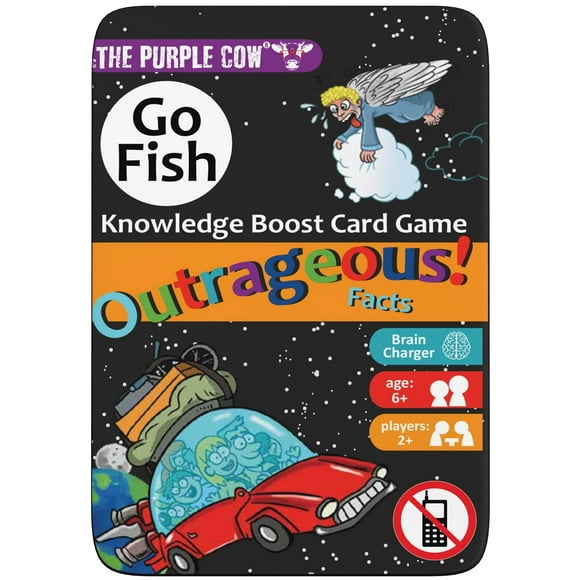 Juego de cartas The Purple Cow Go Fish! ¡Hechos escandalosos