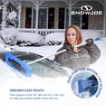 thumbnail image 6 of Open Box Snow Joe Windshield Ice Scraper, Car Window Winter Snow Removal Broom, Blue, SJBLZD, 6 of 14