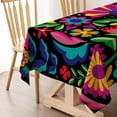 thumbnail image 4 of Mexican Cinco De Mayo Tablecloth Mexico Let''s Fiesta Party Decoration Day of The Dead Home Dining Room Kitchen Table Decor-60×84 inch, 4 of 5