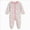 C112-Light Pink, variant on 0-3 Months Newborn Baby Bodysuit Footies Romper Baby Boys Girls Cotton Jumpsuit Cute Footed Long Sleeve Button Bodysuit Gold Rompers Baby Gift