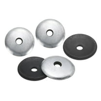 60Pack 7/32" x 1" Sealing Washers, 304 Stainless Steel Zinc-Plated EPDM Bonded Neoprene Rubber Washers for Screws Bolts, Silver&Black