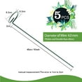 thumbnail image 1 of stanreset 5 pcs Plant Support Stakes Garden Single Stem Support Stake Amaryllis Plant Cage Support Rings, 1 of 4